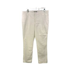 Chaps Straight Leg Ankle Pants White Size 16